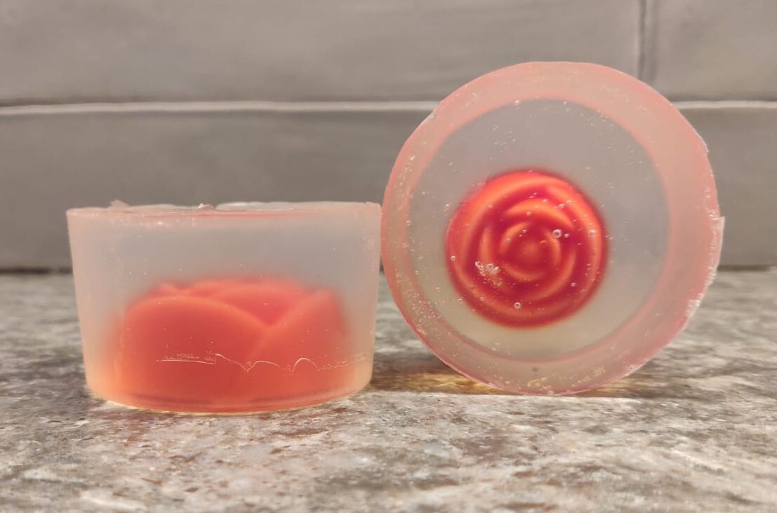Valentine's Rose Soap